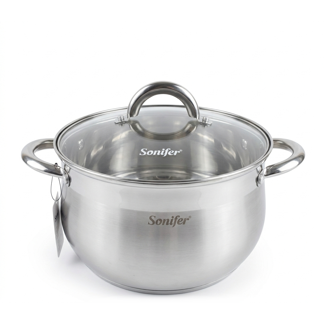 Sonifer SF-1168-24CM Paslanmaz Polad Qazan – 6.5 Litr